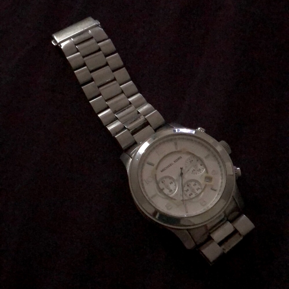 Men’s Michael Kors Large Face Stainless Watch